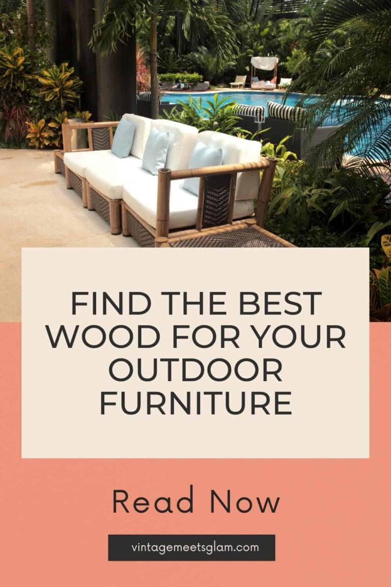 Best Wood for Outdoor Furniture Finding your Best Fit